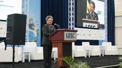 Photo of Regional Keynote by Dr Carla N. Barnett, Secretary-General, Caribbean Community (CARICOM) at the Opening Ceremony of the Caribbean Energies and Investment Summit, Bridgetown, Barbados, 1-3 November 2023